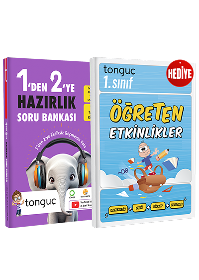 1'den 2'ye Hazırlık Kitabı alana 1. Sınıf Öğreten Etkinlikler Hediye!