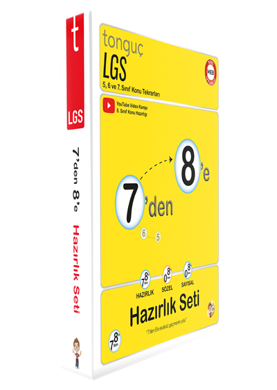 ジャパン模試　7点セット 7'den 8'e Hazırlık Seti / Tonguç Mağaza