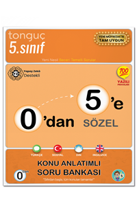 0'dan 5'e Sözel Konu Anlatımlı Soru Bankası