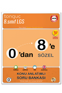 0'dan 8'e Sözel Konu Anlatımlı Soru Bankası