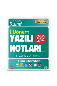 5. Sınıf Yazılı Notları 1. Dönem 1 ve 2. Yazılı