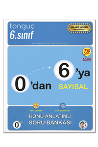 0'dan 6'ya Sayısal Konu Anlatımlı Soru Bankası