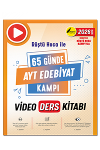 65 Günde AYT Edebiyat Video Ders Kitabı