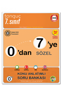 0'dan 7'ye Sözel Konu Anlatımlı Soru Bankası