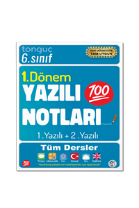 6. Sınıf Yazılı Notları 1. Dönem 1 ve 2. Yazılı