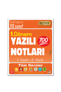 10. Sınıf Yazılı Notları 1. Dönem 1 ve 2. Yazılı