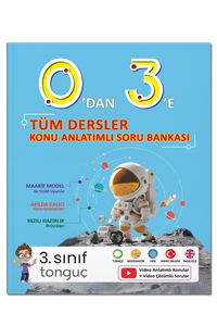 0'dan 3'e Tüm Dersler Konu Anlatımlı Soru Bankası