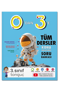 0'dan 3'e Tüm Dersler Konu Anlatımlı Soru Bankası