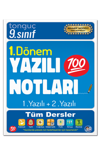9. Sınıf Yazılı Notları 1. Dönem 1 ve 2. Yazılı